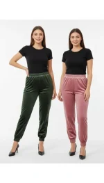 شلوار مخمل زنانه - Image 2