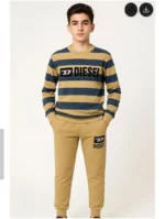 بلوز شلوار پارچه پنبه سوپر و چاپ زول