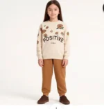 بلوز شلوار دخترانه پارچه پنبه - Image 2