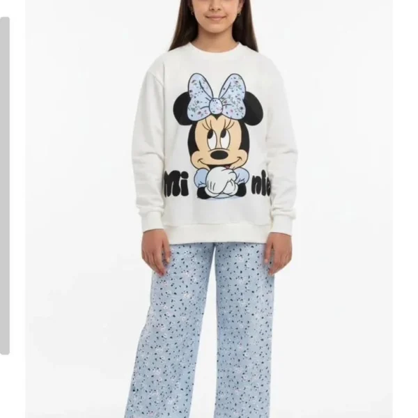 بلوز شلوار میکی دخترانه